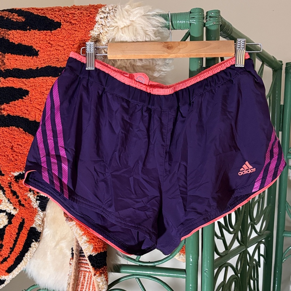 Adidas Women's Supernova Running Shorts in Purple and Pink